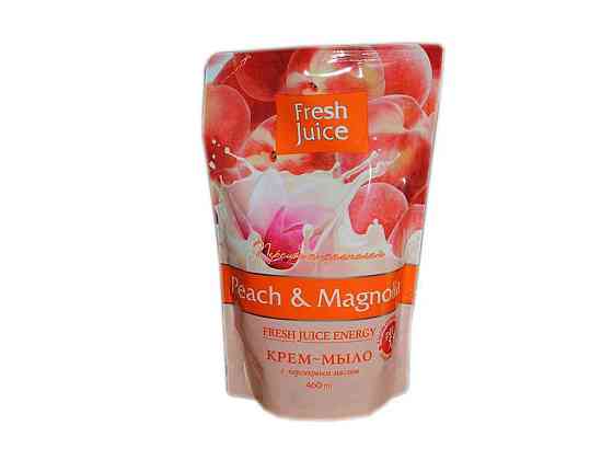 Жидкое крем-мыло 460 мл. ДойПак (PeachMagnolia) ТМ FRESH JUICE Киев