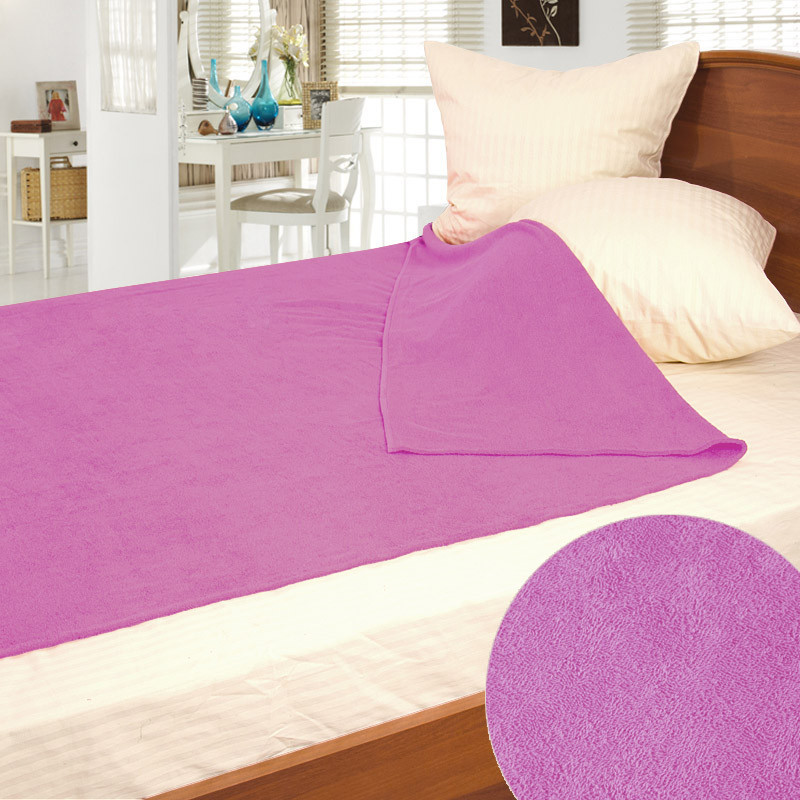 Простынь махровая евро 200×220 сиреневая Киев - изображение 1