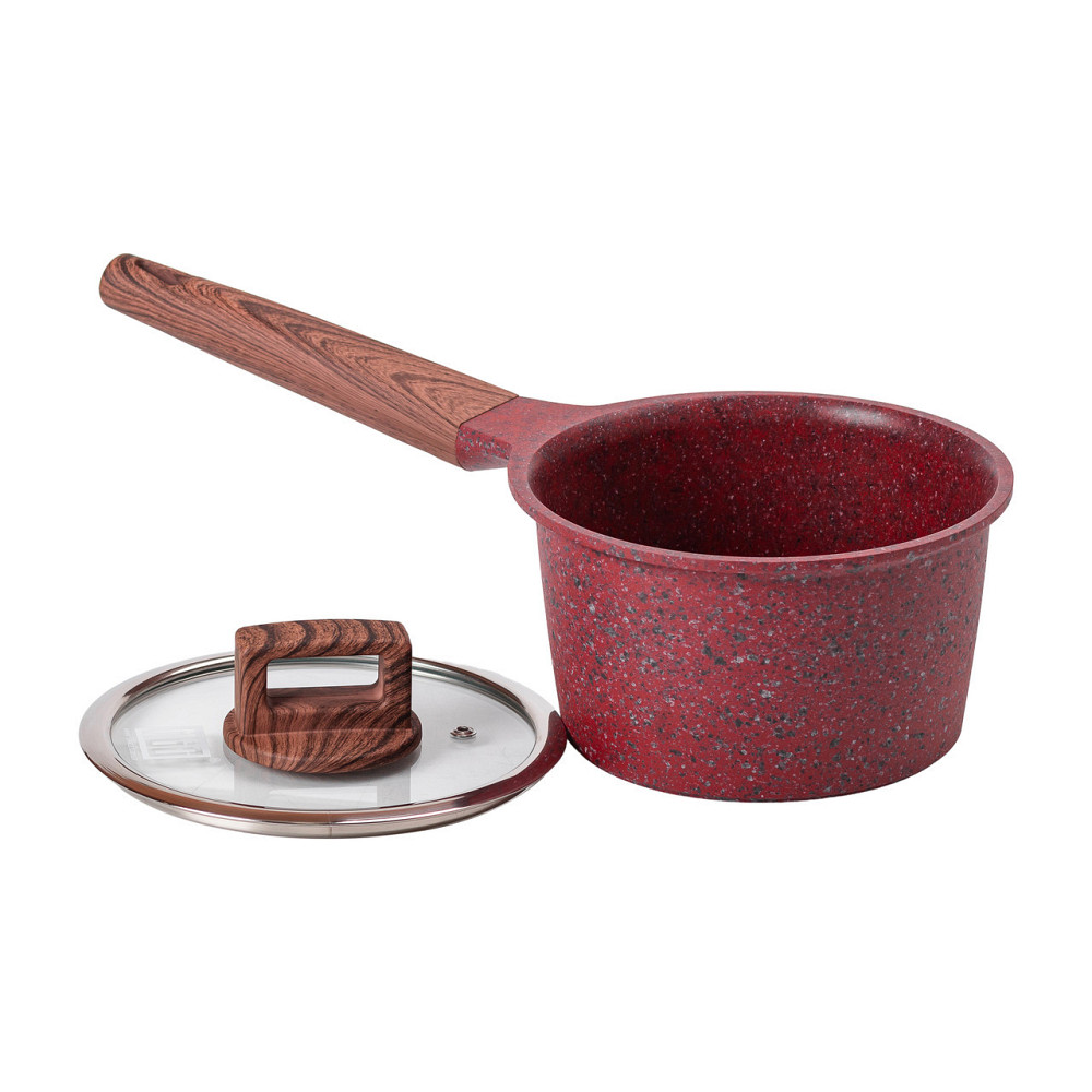 Сотейник с антипригарным покрытием объемом 1,6 л и толстым дном Ø 16 см MGC HP-4-444R Киев - изображение 3