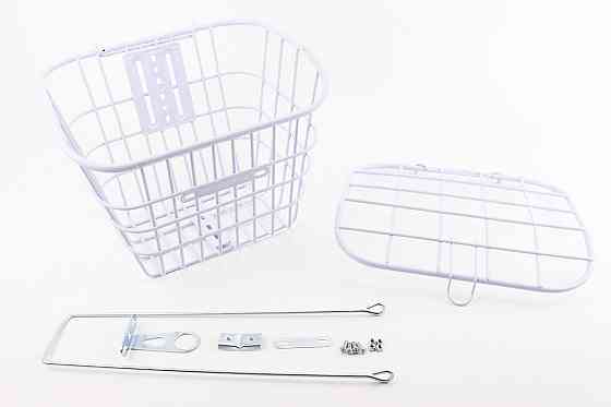 Кошик багажний передній 26" з кришкою, білий YZ-061 (можливі подряпини, сколи, дефекти фарбування) Київ