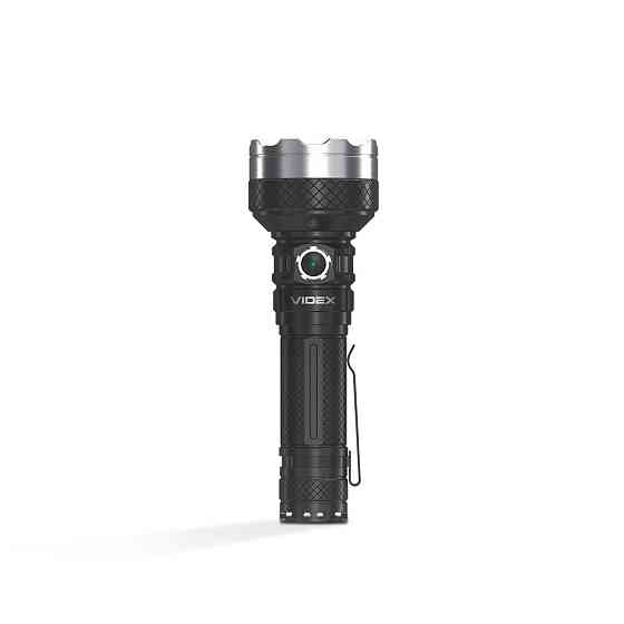 Ліхтарик LED портативний 5500Lm 5000К чорний VLF-A505C Videx Житомир