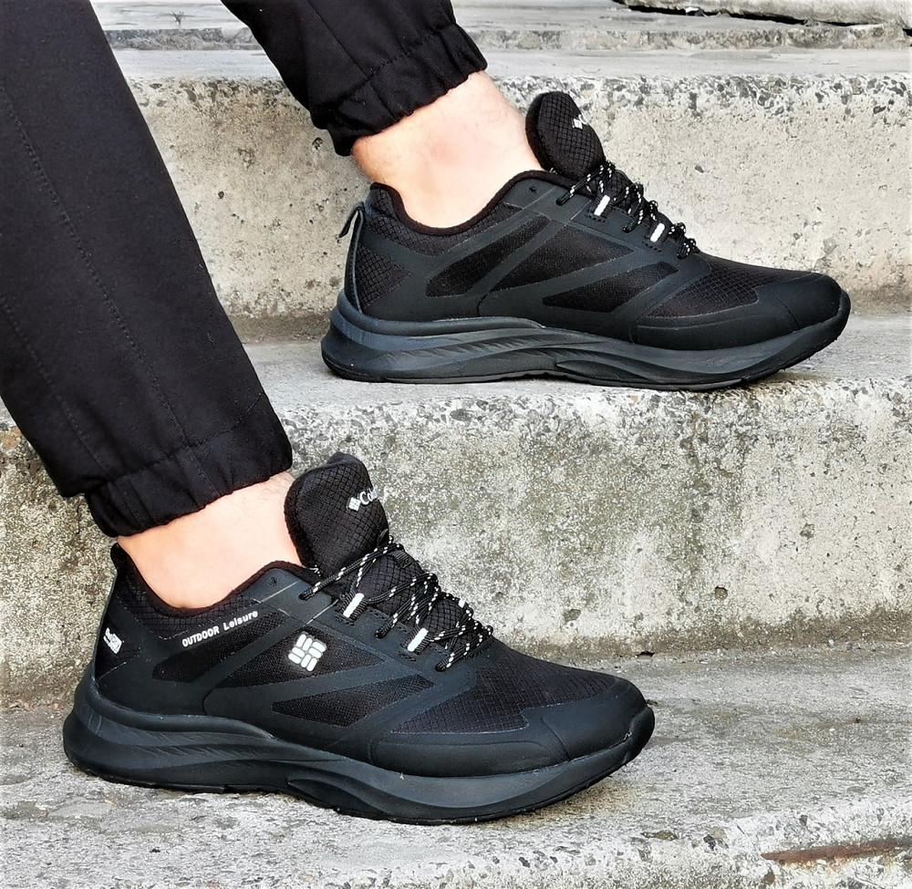 Кроссовки Соluмb!а ТЕРМО Мужские Чёрные Зимние (размеры: 41) Днепр - изображение 8