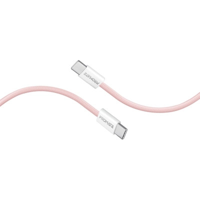 Дата кабель USB-C to USB-C ecoline-cc120.pink Promate (ecoline-cc120.pink) Винница - изображение 1