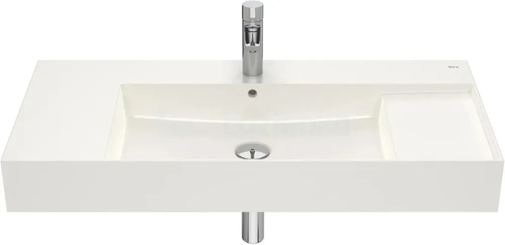 Раковина  Roca Inspira 100X49Cm Square Fineceramic Beżowy (A32752A650) Киев - изображение 1