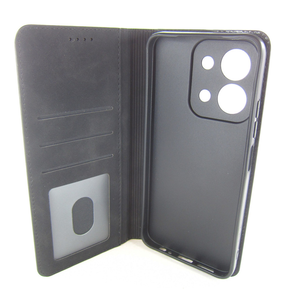 Чохол книжка Xiaomi Redmi 15C Підставка (чорний) Одеса - фото 4