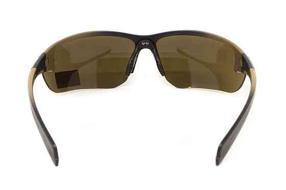 Окуляри захисні Global Vision Hercules-7 Black-Brown (drive mirror), дзеркальні коричневі в коричнево-чорній оправі Запоріжжя