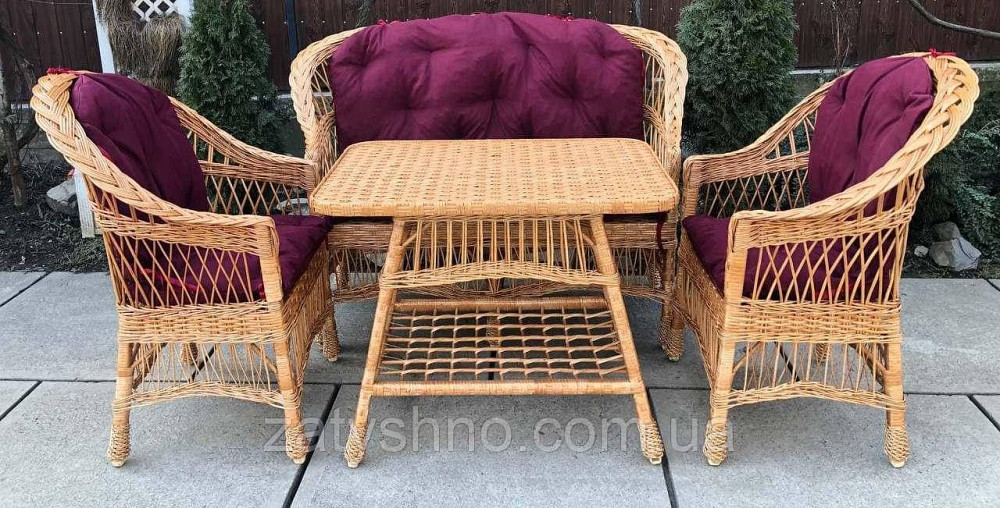 Мебель плетеная из лозы на подарок Киев - изображение 6