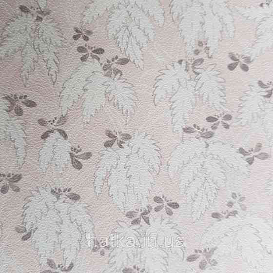 Шпалери флізелінові дитячі еко Lutece Tartine et Chocolat маленькі гілочки білі квіточки на рожевому Київ
