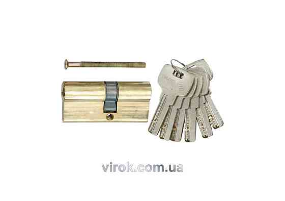 Серцевина замка VOREL латунна асиметрична, l=67мм, 31/36мм 6 ключів [12/72] Одеса