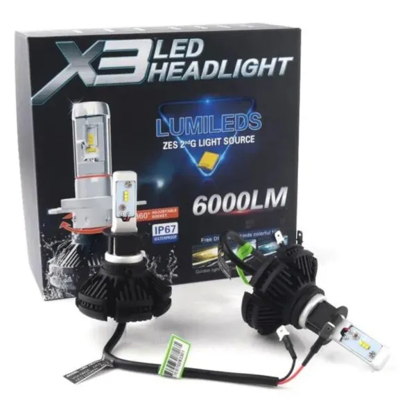 Автомобильные Led-лампы X3-H1 HeadLight (2 шт.) Винница - изображение 6