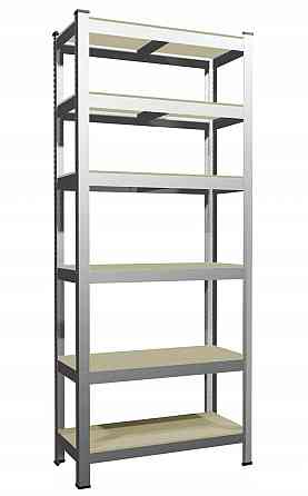 Стелаж металевий 200x90x40 6 полиць (сірий) Київ