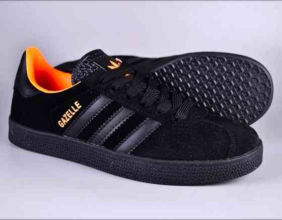 Кроссовки Adidas Gazelle Черные Адидас Мужские Газель Женские (размеры: 36,37,38,39,40,41) Видео Обзор Днепр