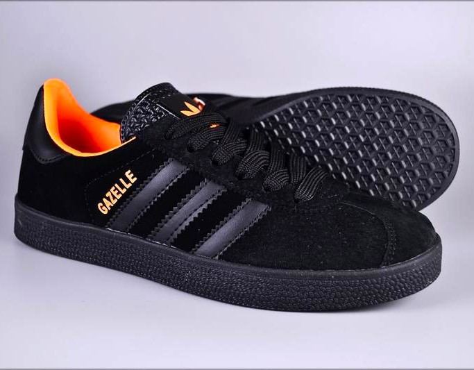 Кроссовки Adidas Gazelle Черные Адидас Мужские Газель Женские (размеры: 36,37,38,39,40,41) Видео Обзор Днепр - изображение 6