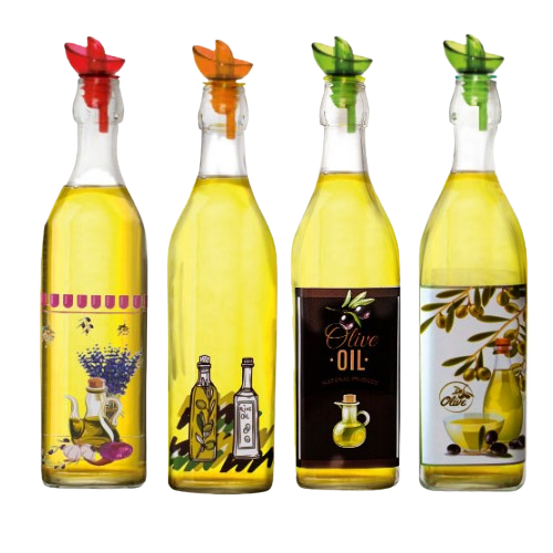 Пляшка для олії/оцту Прованс (мікс) 1000мл S&T 701-10 Житомир - фото 1