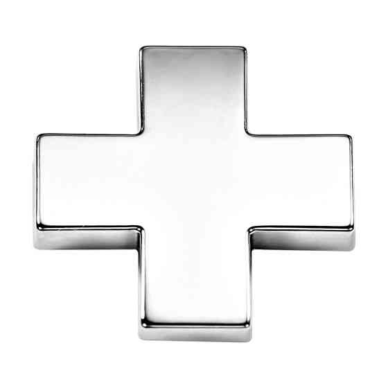 Наклейка 3 см Знак + (плюс) Київ