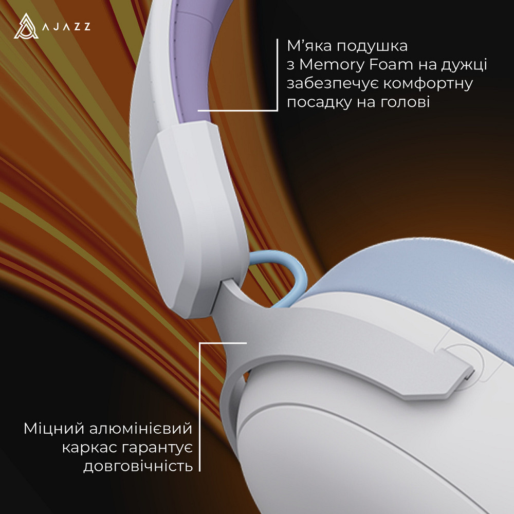 Bluetooth-гарнітура Ajazz AHM08 MAX 3-Mode White (AHM08-MAX-PWB) ( 17374 ) Харків - фото 6
