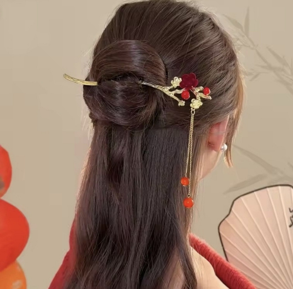 Шпилька-паличка для волосся 