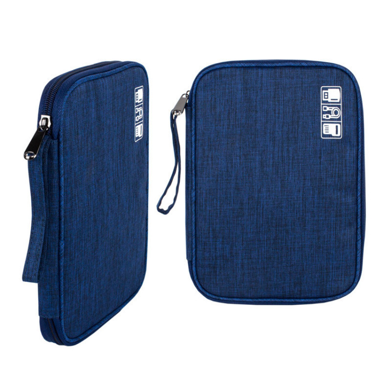 Синий органайзер чехол для гаджетов и зарядок Киев - изображение 1