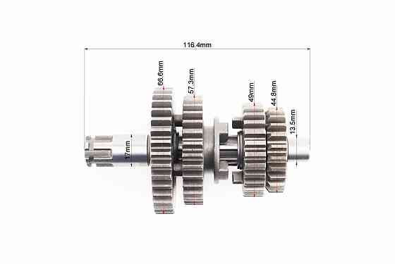 Коробка передач (два вали з шестернями) d-14мм під сепаратор. Киев