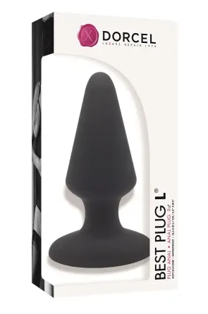 Анальна пробка Dorcel Best Plug L м'який soft-touch силікон, макс. діаметр 5,1 см Львів