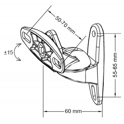 Кронштейн для акустики Walfix SM-1B Винница - изображение 2
