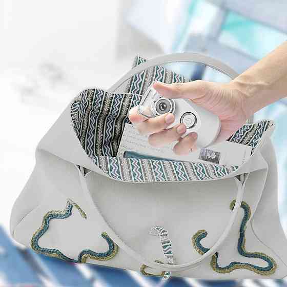 Небулайзер ультразвуковий портативний, інгалятор для дітей дорослих з маскою і мундштуком, для лікування респіраторних захворювань Київ