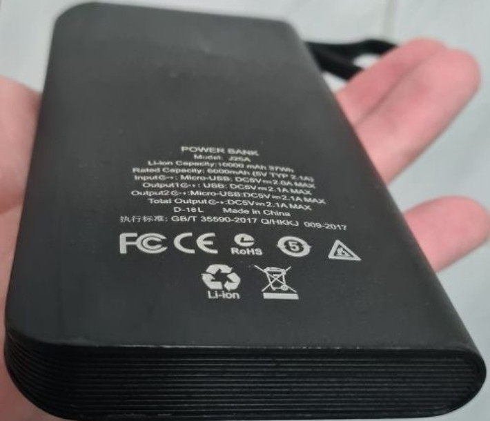Заряджання Powerbank Павербанк Hoco j25A 10000 mAh. Київ - фото 5