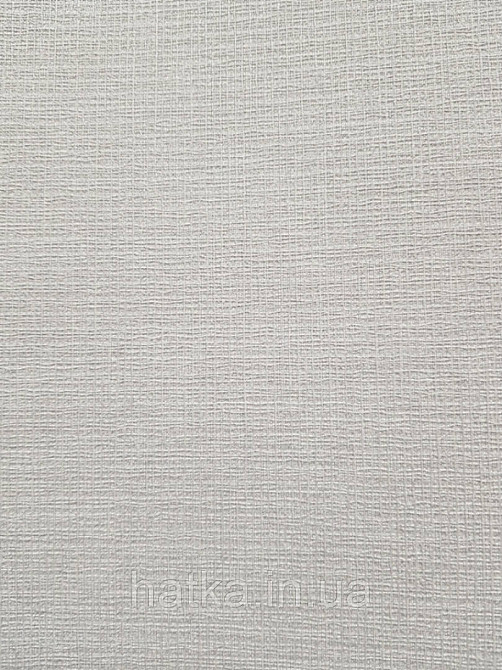 Шпалери метрові вінілові на флізелін AdaWall Beta метрові однотонні під тканину під льон білий з сірим Київ - фото 1