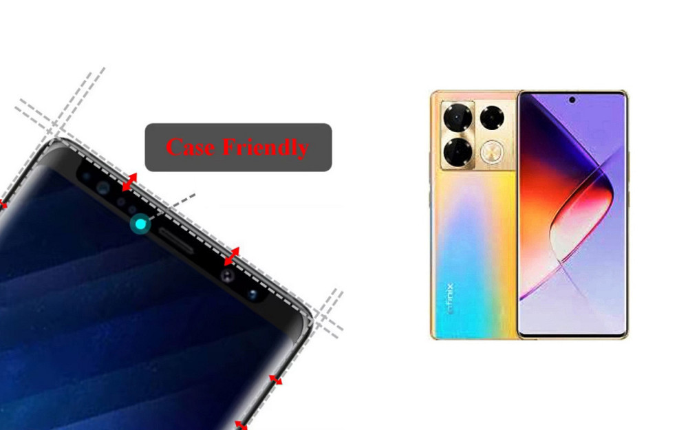 Захисне скло HyperGlass Pro для Infinix Note 40, Note 40 Pro – максимальна чутливість та захист Київ - фото 4
