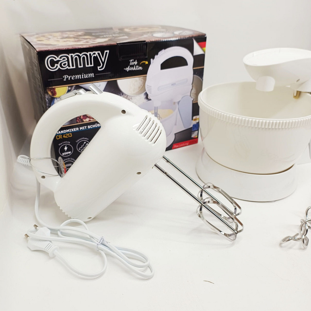 Миксер бытовой для кремов, Миксер нержавеющая сталь, Миксер для теста на пироги крем меда DP-87 Львов - изображение 10