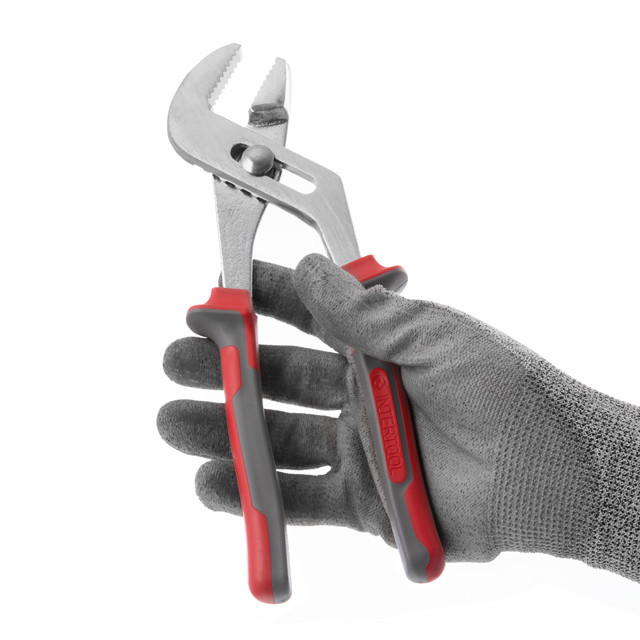 Кліщі сантехнічні, 250 мм, С55 INTERTOOL HT-0118 Київ - фото 7