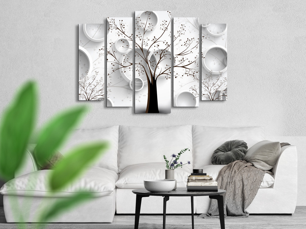 Модульна картина у вітальню / спальню Абстракція Дерево Art-408_5 ( 80х118см ) Київ - фото 3