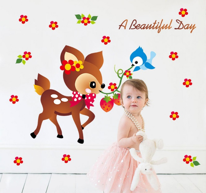 Виниловая наклейка на стену в детскую Чудесный день Киев - изображение 3