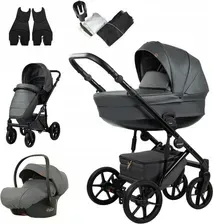 Дитяча коляска Mommo Deluxe 3w1 Wielofunkcyjny  Szara Ekoskóra Київ