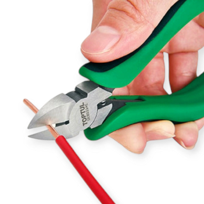 Бокорезы 115 мм точные с пружинкой зелено-черн ручки, CrMo Мукачево - изображение 1