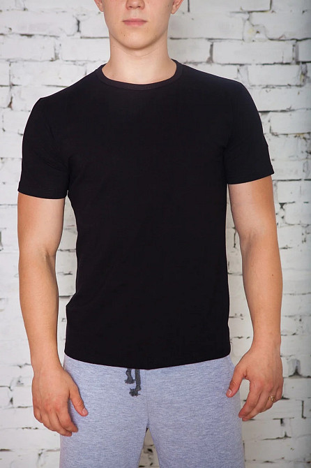 Футболка чоловіча Bono 950101 50, Чорний Київ - фото 1