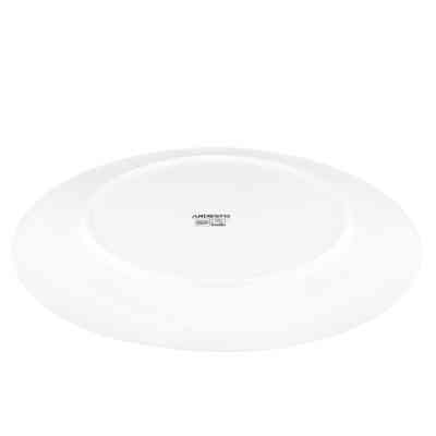 Тарелка Ardesto Capri, 26.8см, порцеляна, біло-зелений (AR0427CWG) Винница