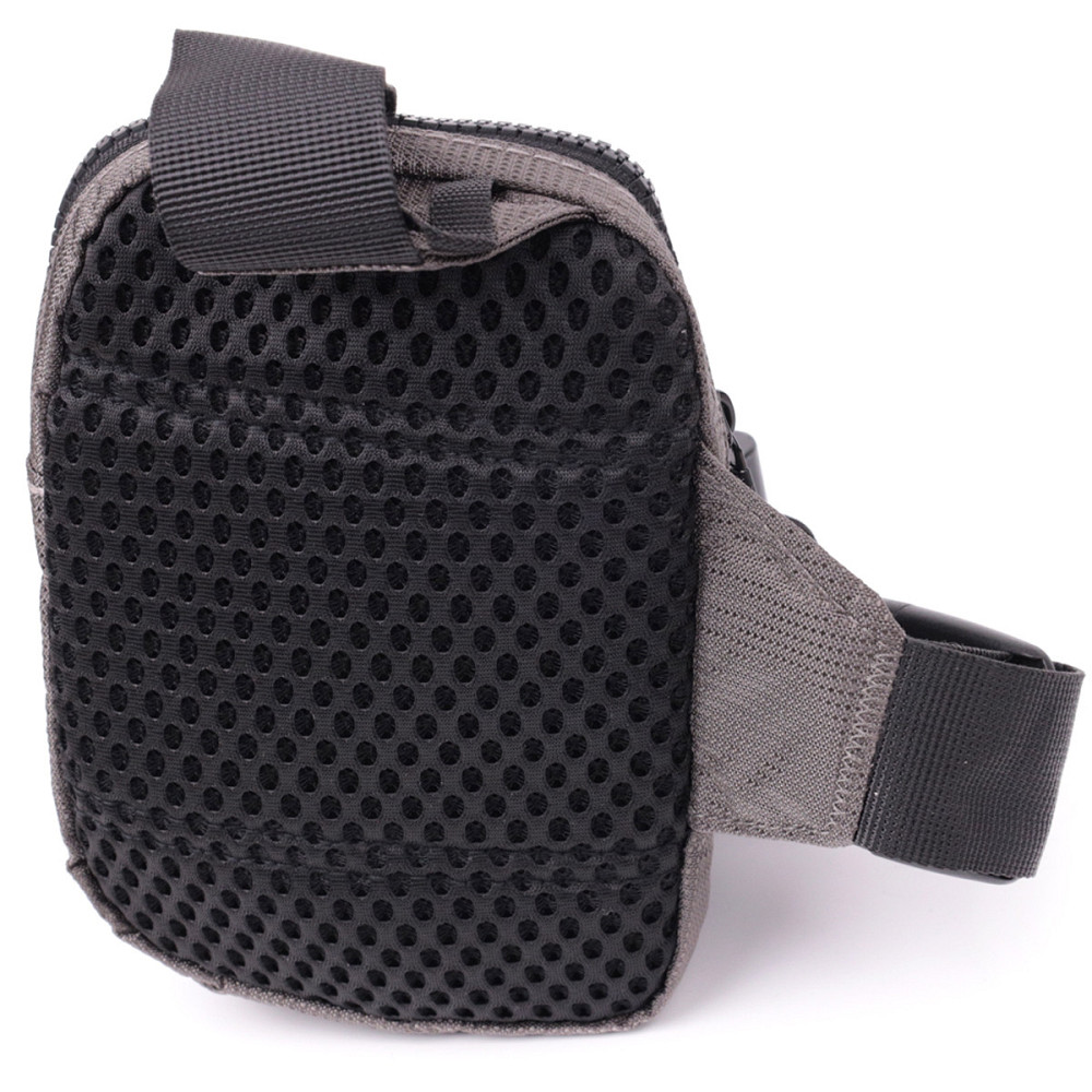 Удобная слинг сумка для путешествий из качественного текстиля Vintage 22869 Серый Киев - изображение 6