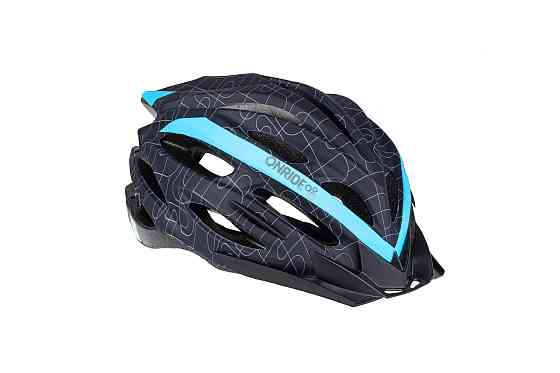 Шлем ONRIDE Grip черный/синий L (58-61 см) Бровары