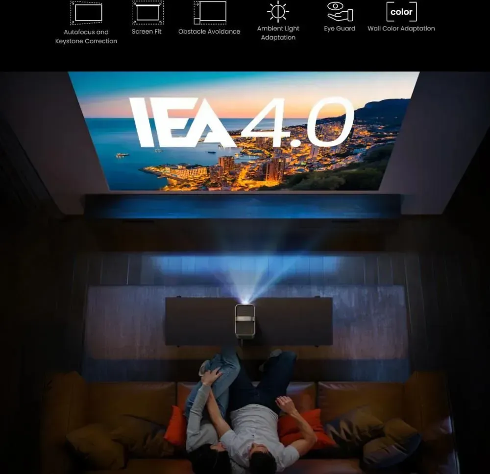 Портативный Мультимедийный лазерный проектор Anker Nebula Cosmos 4K SE: HybridBeam™, 1800 ANSI lm Dolby Vision Google TV, Netflix Киев - изображение 5