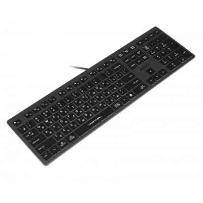 Клавіатура A4Tech FX60 USB Grey White backlit Вінниця
