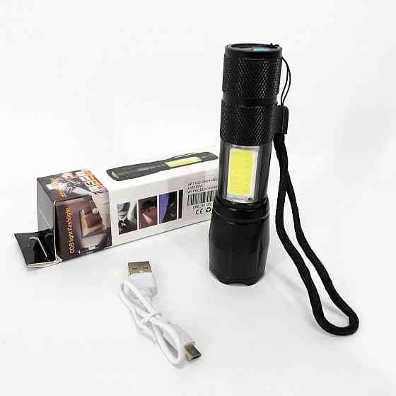 Профессиональный тактический фонарик PLD, Портативный светодиодный фонарь с зарядкой ZN-19 Ивано-Франковск