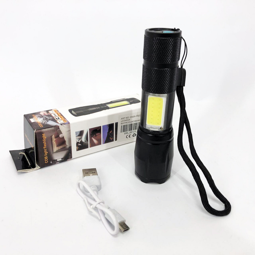 Профессиональный тактический фонарик PLD, Портативный светодиодный фонарь с зарядкой ZN-19 Ивано-Франковск - изображение 4