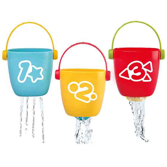 Іграшкові відерця для гри у ванній Kiddi Smart – Водограйчики Дніпро