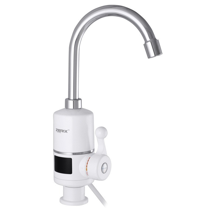 Проточний водонагрівач Zerix ELW06-E на мийку з індикатором температури (ZX3074) Чернівці - фото 3