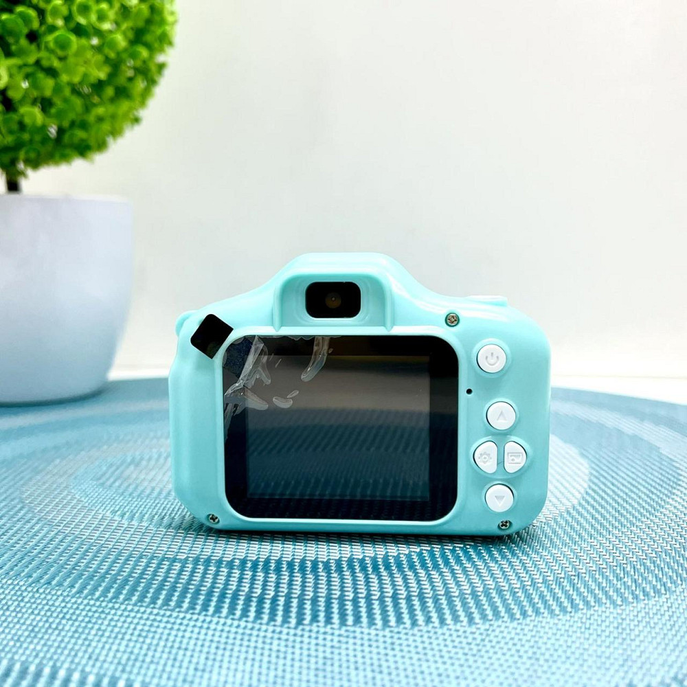 Фотоапарат дитячий відео фото ігри прослуховування музики підтримує microSD Бірюзовий (C 48359) Чернігів - фото 5