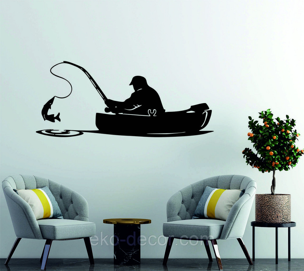 Декоративне настінне Панно «Рибак», Декор на стіну Київ - фото 4