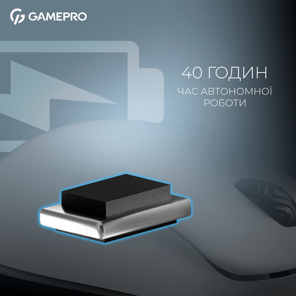 Миша бездротова GamePro Asgard Loki White (GM022W) ( Білий ) Харків - фото 7