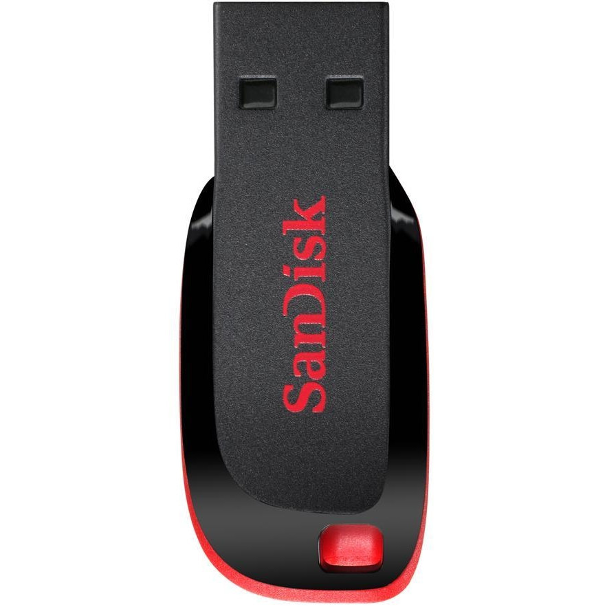 Флеш-накопичувач SanDisk USB 2.0 Cruzer Blade 16Gb Black/Red Київ - фото 2