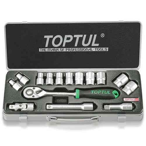 Набір інструменту TOPTUL 1/2" 15ед. (6-гр.) GCAD1502 Чернігів